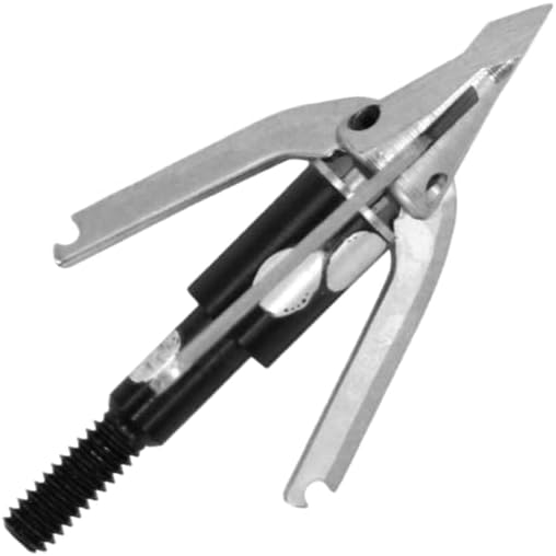 10pcs Rotational 100 Grain 3 Expandable Blade Broadhead for Compound Recurve Bow Crossbow Hunting Arrow Head Tips