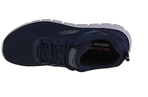 Image of TRACK - BROADER Mens Trainers Navy UK 9.5