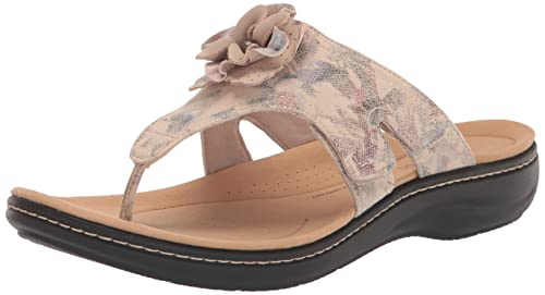 Clarks Laurieann Gema Sandale Femme en cuir noir confortable