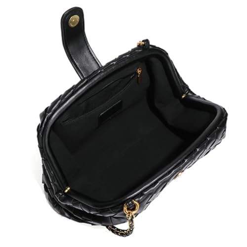 Woven Clutch Purse Shoulder Bag for Women Soft Tote Bag Shell Handbag Crossbody Bags Vegan Leather Shoulder Underarm Bag 20253