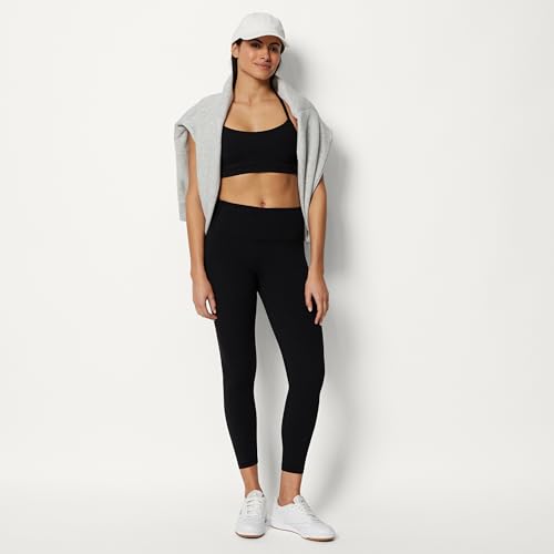 Amazon Essentials Women's Women's Formflex High Rise Buttery Soft 7/8 Length Yoga Legging with 25" Inseam, Black, Large - image 5