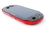 Sony Playstation Vita Wi-Fi 2000 Series Slim (Piano Black/Matte Red) (Renewed)