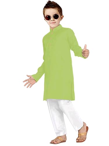 Image of Trustous Ethnic Wear Boys's Cotton Kurta Pyjama Sets