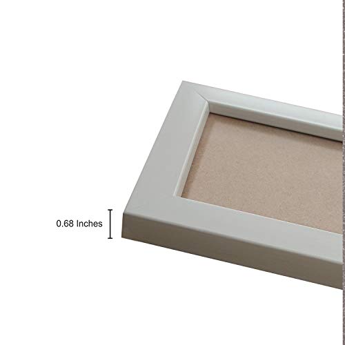 Image of Amazon Brand - Solimo Set of 6 Cream Photo Frames(5 inchX7 inch : 4pcs & 4 inchx6 inch : 2PCS)