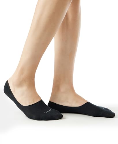 Jockey Men's No Show Cotton Socks (Pack of 2) 7099_Black_Free Size - Image 3 thumbnail