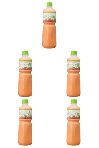 ケンコーマヨネーズ ディライトドレッシング フレンチ(赤) 1L×5本 常温(まとめ買い) (Vandroロゴ付包装・INDEXBOX)