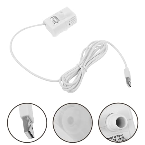 Bomba sumergible silenciosa USB para fuente de agua para gatos miniatura 6
