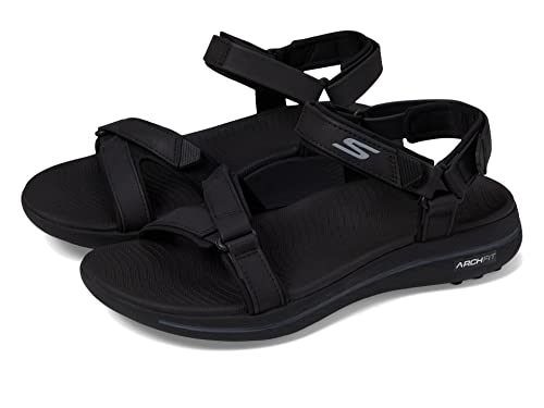 Skechers Sandália feminina Arch Fit Spikeless Golf, preto