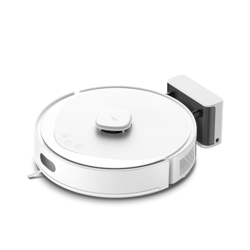 Tapo RV30 Max robotstofzuiger met dweilfunctie, 5300 Pa zuigkracht, LiDAR navigatie, Alexa spraakbediening, wit - Afbeelding 3