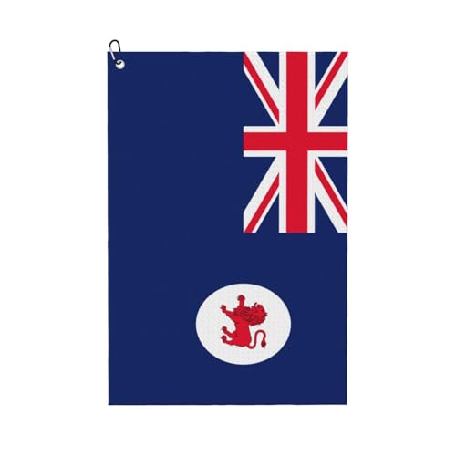 BASRETY Tasmania Flag Golf Towel 24