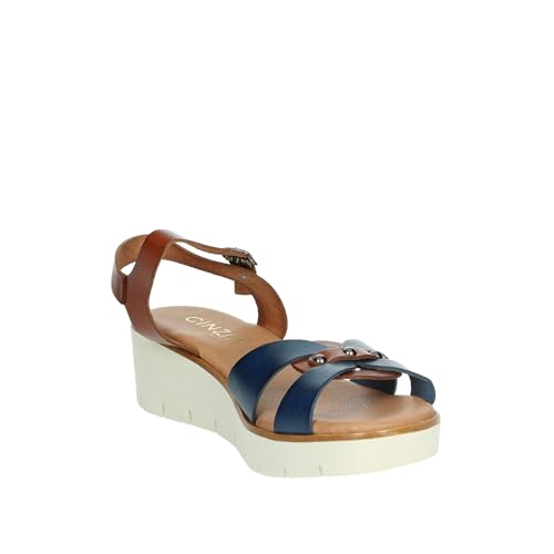 Sandales compensées bleu Cinzia Soft art.EL178032 taille 37