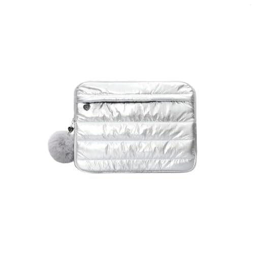 Funda acolchada para portátil 16 pulgadas plateada miniatura 1