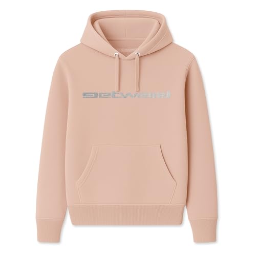 Get Weird Reflective Hoodie, Funky Streetwear Sweatshirt for Men, Women, Unisex, Cotton Blend Fit Orchid, Medium