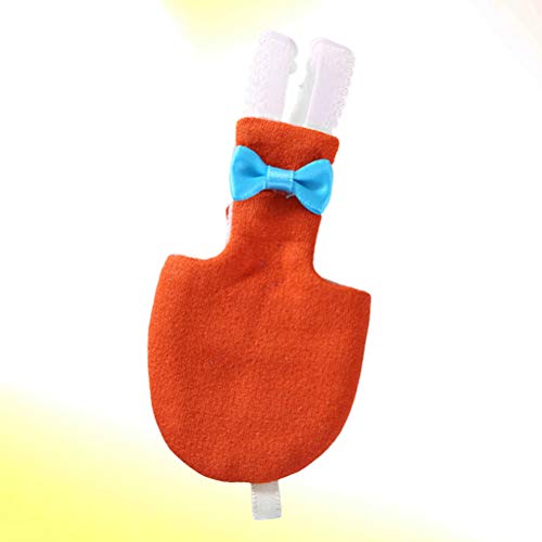 Popepop Vogel-Windelanzug für Papageien, kreative Vogelpiloten-Kleidung mit wasserdichtem Futter, für Vögel, Aras, Nymphensittiche, Halloween, Dunkelgrau