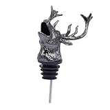 KOMBIUDA 1pc Christmas Deer Wine Pourer and Stopper Spout Multi Sealing for Creative Holiday Table Decor and Party Supplies