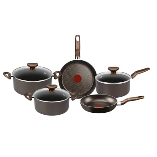 Jogo de Panelas Rochedo Expert Chocolate 5 peças