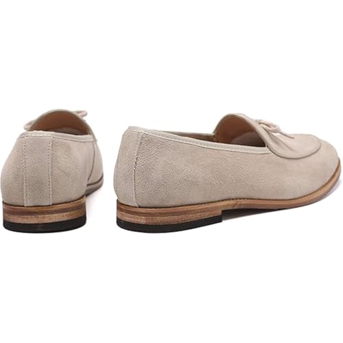 Men's Casual Bow Slip-On Driving Penny Loafers4