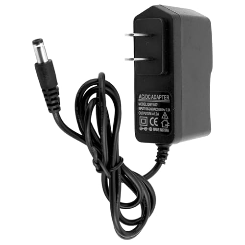 5V 1A Power Cord for Crosley Record Player AC to DC Power Adapter Charger for Crosley Cruiser Plus CR8005F CR8005D CR8005F-GA CR8005F-WO CR8005D-TU CR8005D-BL Victrola/Wockoder DC5V Plug Supply