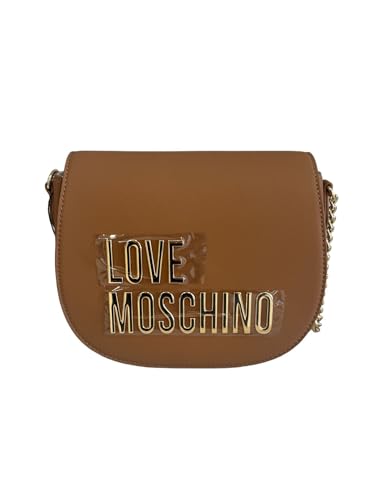 Sac à l'épaule femme Love Moschino maroquinerie camel iconique