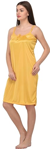 Image of You Forever Women Sexy Satin Striped Solid Above Knee Length Nighty, Loungewear, Nightwear, Sleepwear, Home Wear Short Nighty for Women Pack of 2