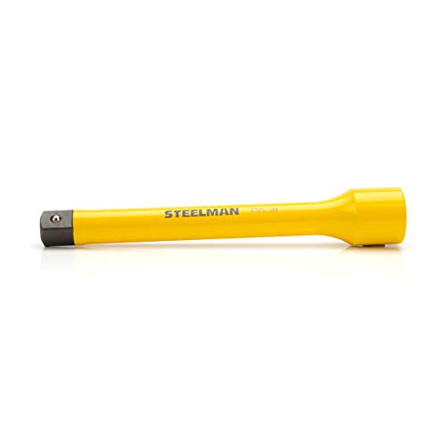 Steelman 3/4-Inch Drive 475 Ft-Lb Torque Extension For Impact Wrench, 10-Inch Extension, Corrosion-Resistant Powder-Coated Steel, Yellow #TOP1