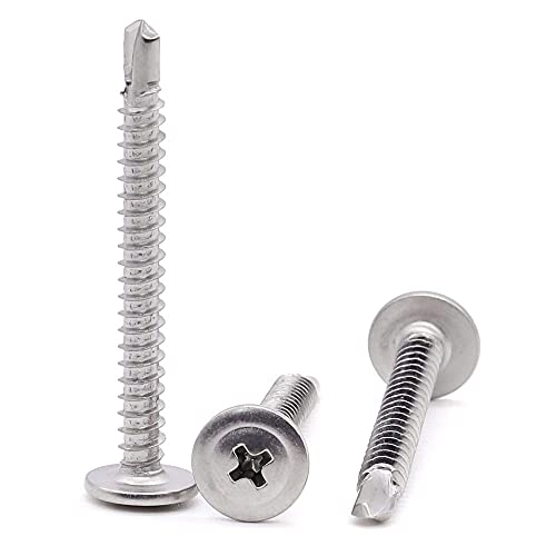 Vis auto-taraudeuses en acier inoxydable 410 Glvaner de 3,8 cm de long durable - 7