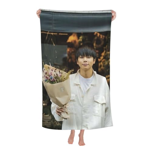 写真 増田貴久 (1)(1) マイクロファイバー バスタオル スイミングタオル 業務用タオル 吸水速乾 洗顔タオル ホテル仕様 ソフトタオル カスタマイズ可能