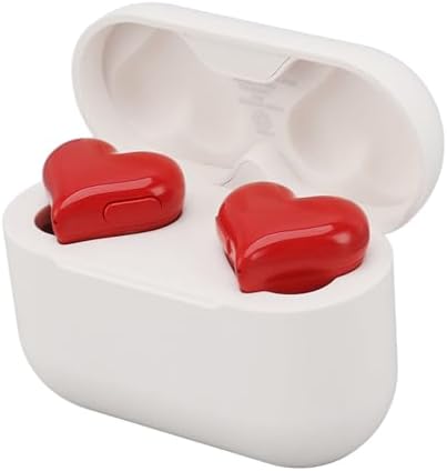 GOWENIC Heart Shaped Wireless Earbuds – Premium Noise Cancelling Earphones with Hi-Fi Stereo Sound, Extended Battery Life, and Universal Device Compatibility for Ultimate Audio Enjoyment GOWENIC Heart Shaped Wireless Earbuds – Premium Noise Cancelling Earphones with Hi-Fi Stereo Sound, Extended Battery Life, and Universal Device Compatibility for Ultimate Audio Enjoyment