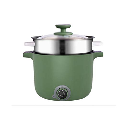 OQHAIR Small Pot Multifunctional Household Hot Pot Noodle Cooking Electric Pot for Bedroom with Integrated Small Electric Pot