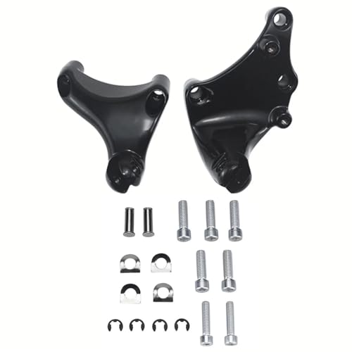 Kit support cale-pied passager arrière résistant aux vibrations pour Harley Sportster XL1200