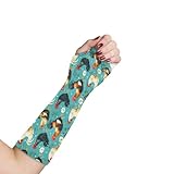 Gomyblomy Daisy Arm Cast Cover Rooster Chicken Cast Sleeve Protector for Women Teen Girls Cast Scratcher Protector Elastic Arm Cast Protector 1 Pack Arm Sleeves-L