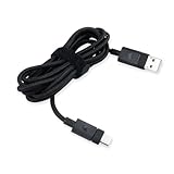 HUYUN New 1.8M USB-C Charging Cable Line Wire Cord Compatible for Corsair K70 Pro Rgb Tkl Mechanical Gaming Keyboard & Dark Core Rgb Pro Se/Corsair Sabre Rgb Pro Wireless Gaming Mouse (Black) - Image 1