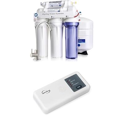 iSpring RCC7, NSF Certified, High Capacity Under Sink 5-Stage Reverse Osmosis Water Filter, RO Drinking System, 75 GPD, Brushed Nickel Faucet