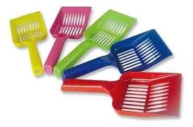 Pá Higiênica para Caixa de Areia de Gatos, Coletor de Fezes, Conjunto com 3 Cores