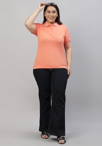 Image of Wear Your Opinion Womens Plus Size Polo Collar Neck T-Shirt Top