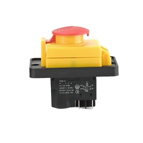 Interrupteur électromagnétique 220V 15A bouton démarrage machine-outil étanche