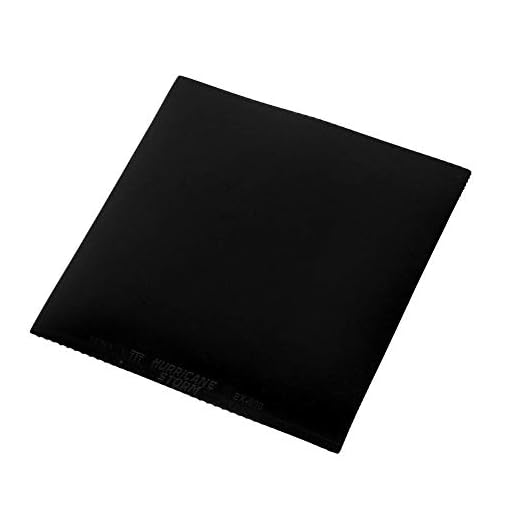 Dilwe Ping Pong borracha, raquete de tênis de mesa borracha Ping Pong acessório de reposição para esportes, Preto