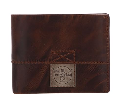 Porte-monnaie Kuba Chiemsee en cuir véritable marron avec compartiments - 3
