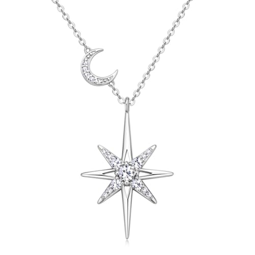 Collier en moissanite de couleur D et argent sterling pendentif d'exception