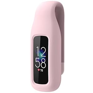 EEweca Clip for Fitbit Luxe, Clip Holder Compatible with Fitbit Luxe, Soft Pink