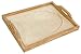 Vassoio in vetro per lavoro. Interno ovale. In legno in ecrù, per verniciare. Dimensioni esterne (larghezza/profondità/altezza): 43 x 33 x 7 cm. Dimensioni interne passepartout 33 x 23 cm