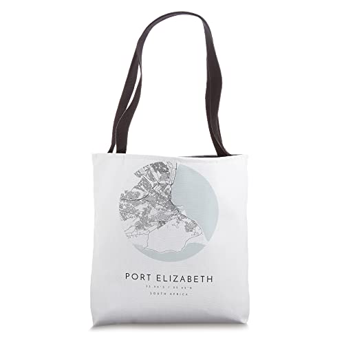 port-elizabeth south africa Coordinates map hometown Tote Bag