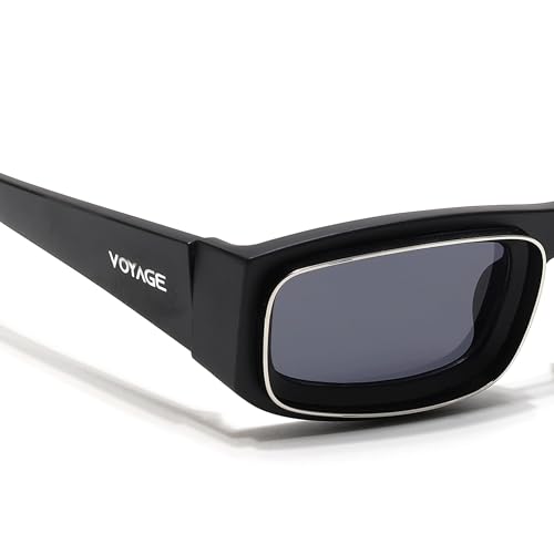 Image of Voyage UV Protected Rectangle Sunglasses for Men & Women