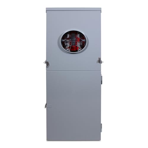 ABB TSMB2020CSCU Main Breaker Meter Combo 200A Ringless Lever Bypass Load Center 1P3W 120/240 VAC 22 KAIC Outdoor Mount Panel Easy Wiring & Installation UL Listed & ANSI Certified