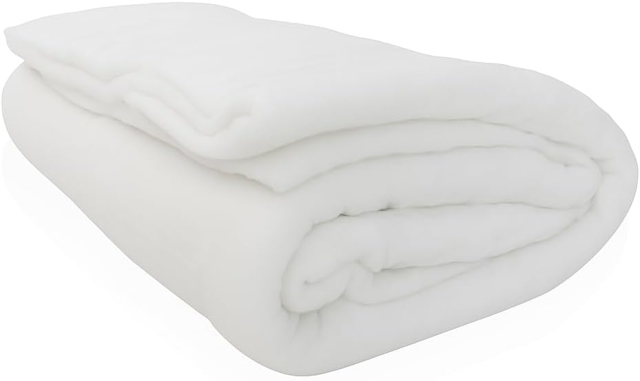 Cotton Batting for Quilting – 100% Cotton Quilt Batting by The Roll 102" x 108" | Clean White Batting for Quilts, Sewing, Arts & Crafts, Baby Blankets, Cushions, Pillows & Cotton Stuffing…