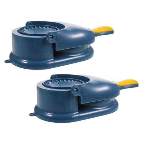 Cabilock 2Pcs Dumpling Maker Press Tool Manual Dough Presser for Home Kitchen Convenient Wrapper Mold for Dumplings Biscuits and More and Easy to Use