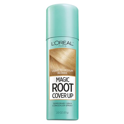 L'Oreal Paris Hair Color Root Cover Up Temporary Gray Concealer Spray, Light to Medium Blonde, 2 Ounce by L'Oreal Paris
