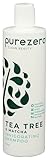 Purezero Tea Tree & Matcha Shampoo - Minty Nourishing & Invigorating Scalp Treatment - Zero Sulfates, Parabens, Dyes Vegan and Cruelty Free - 12 oz