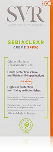Lohmann Medical SVR Sebiaclear - Crema Matificante SPF-50, 50 ml