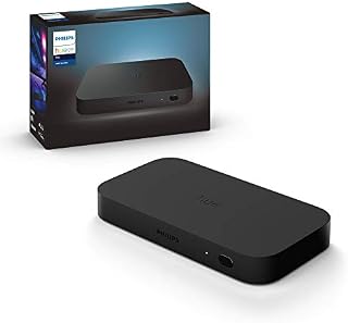 Philips Hue Play HDMI Sync Box, synchronizacja światła z TV i grą, do 4 urządzeń HDMI, 7 W, 240 V, czarny